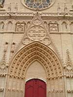 Lyon, Cathedrale Saint Jean, Portail, Porche central (3)